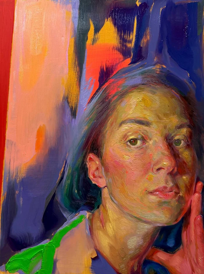 Self portrait version 2 by Tania Rivilis
